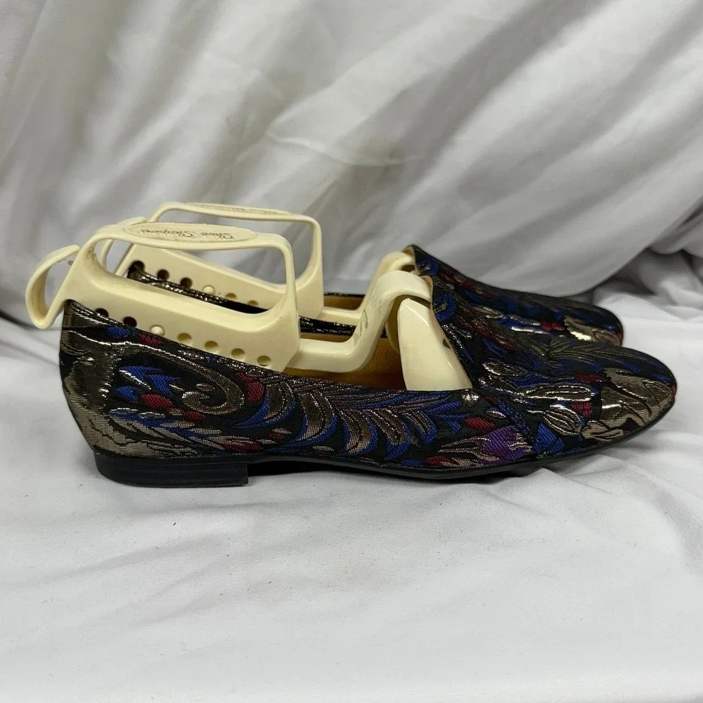 Naturalizer Emiline Womens Comfortable Fashion Flat Loafer Shoes - Black Multi